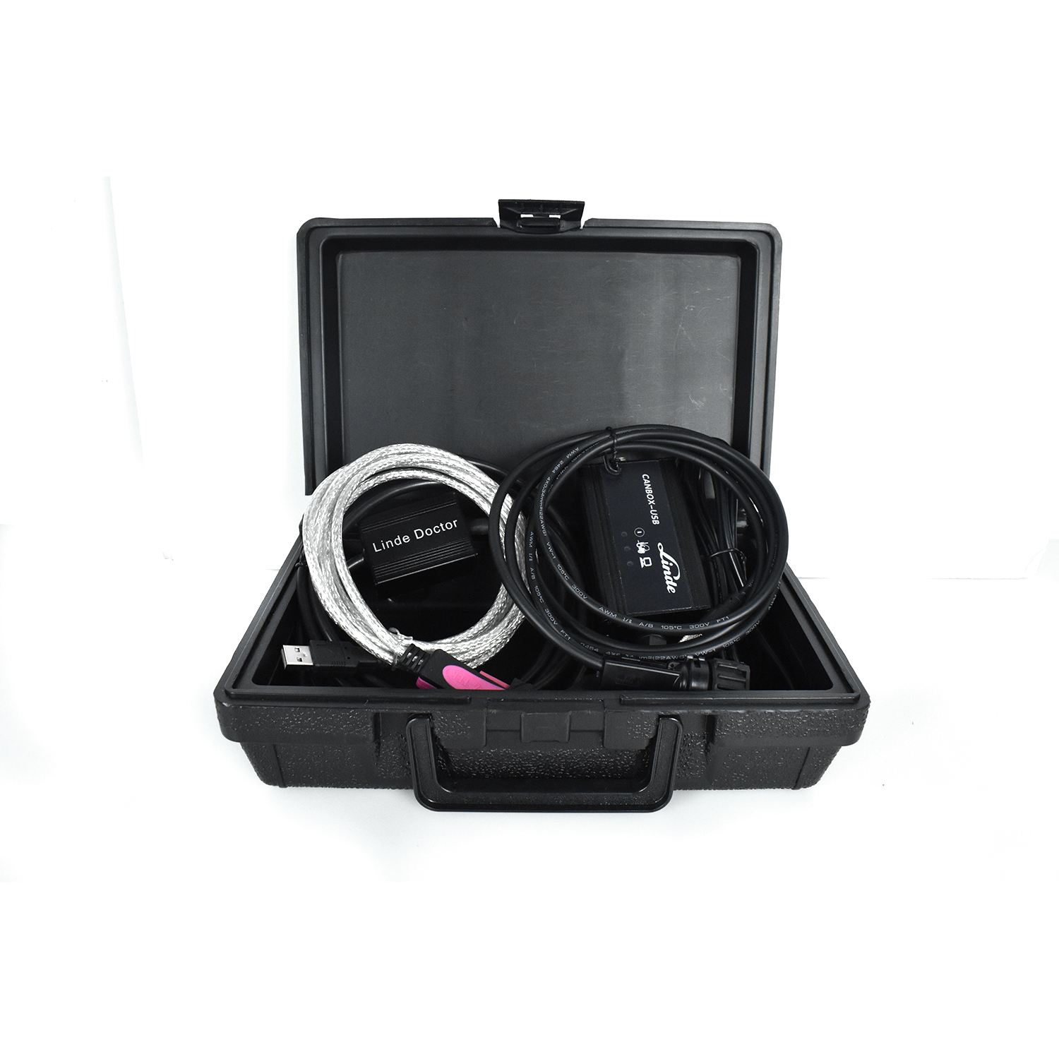 forklift full kit for linde canbox diagnostic scanner tool linde 4 pin Adapter linde doctor with linde pathfind software